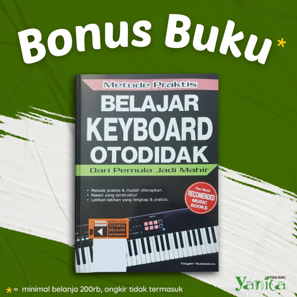 Yanita Buku Metode Praktis Belajar Keyboard Otodidak