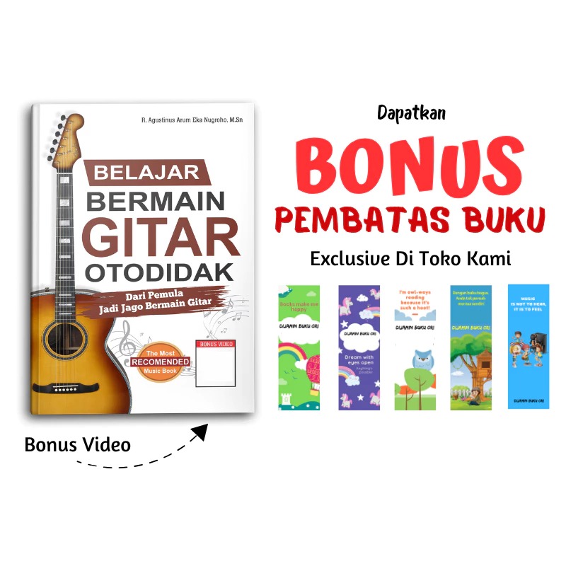 Yanita Buku Musik Belajar Bermain Gitar Otodidak