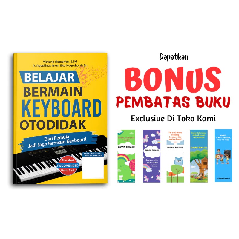 Yanita Buku Belajar Bermain Keyboard Otodidak