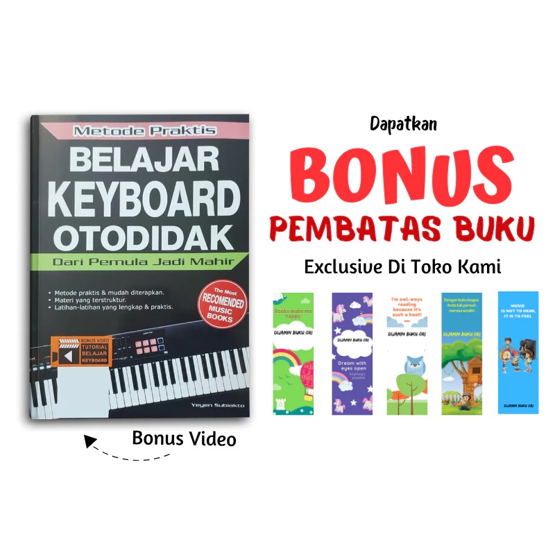 Yanita Buku Metode Praktis Belajar Keyboard Otodidak