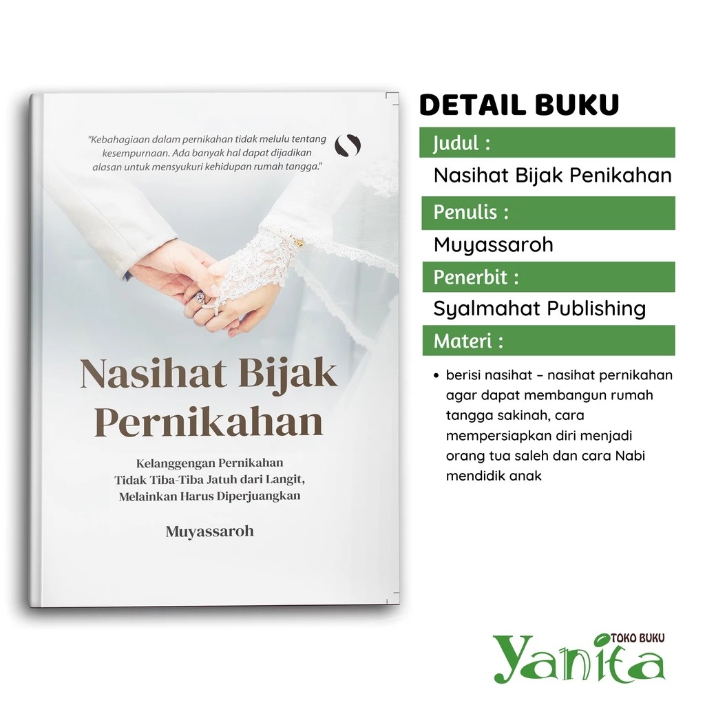 Syalmahat Publishing Buku Motivasi Islam Islami Nasihat Bijak Pernikahan Untuk Muslim Dan Muslimah