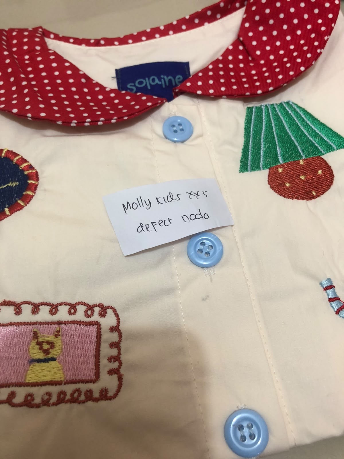 Defect item 1 kids