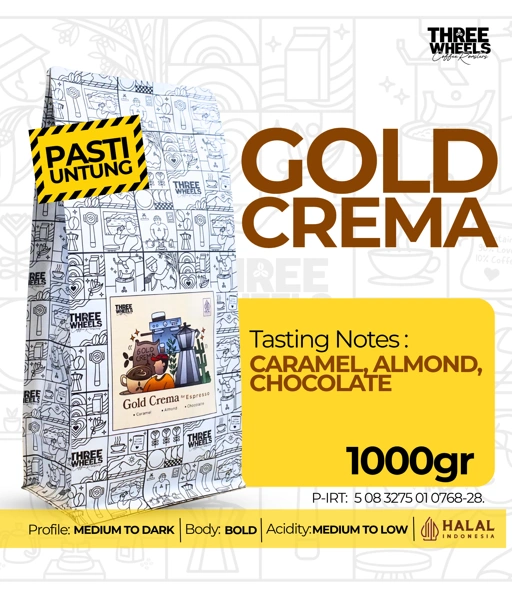 Biji Kopi "Gold Crema" House Blend