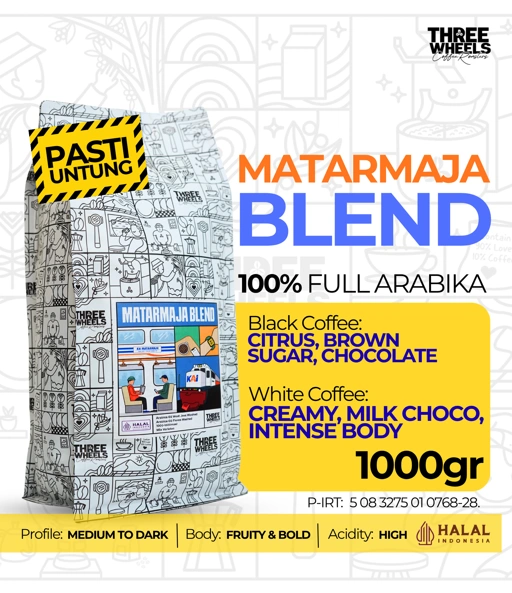 Biji Kopi Full Arabika House Blend Espresso Matarmaja