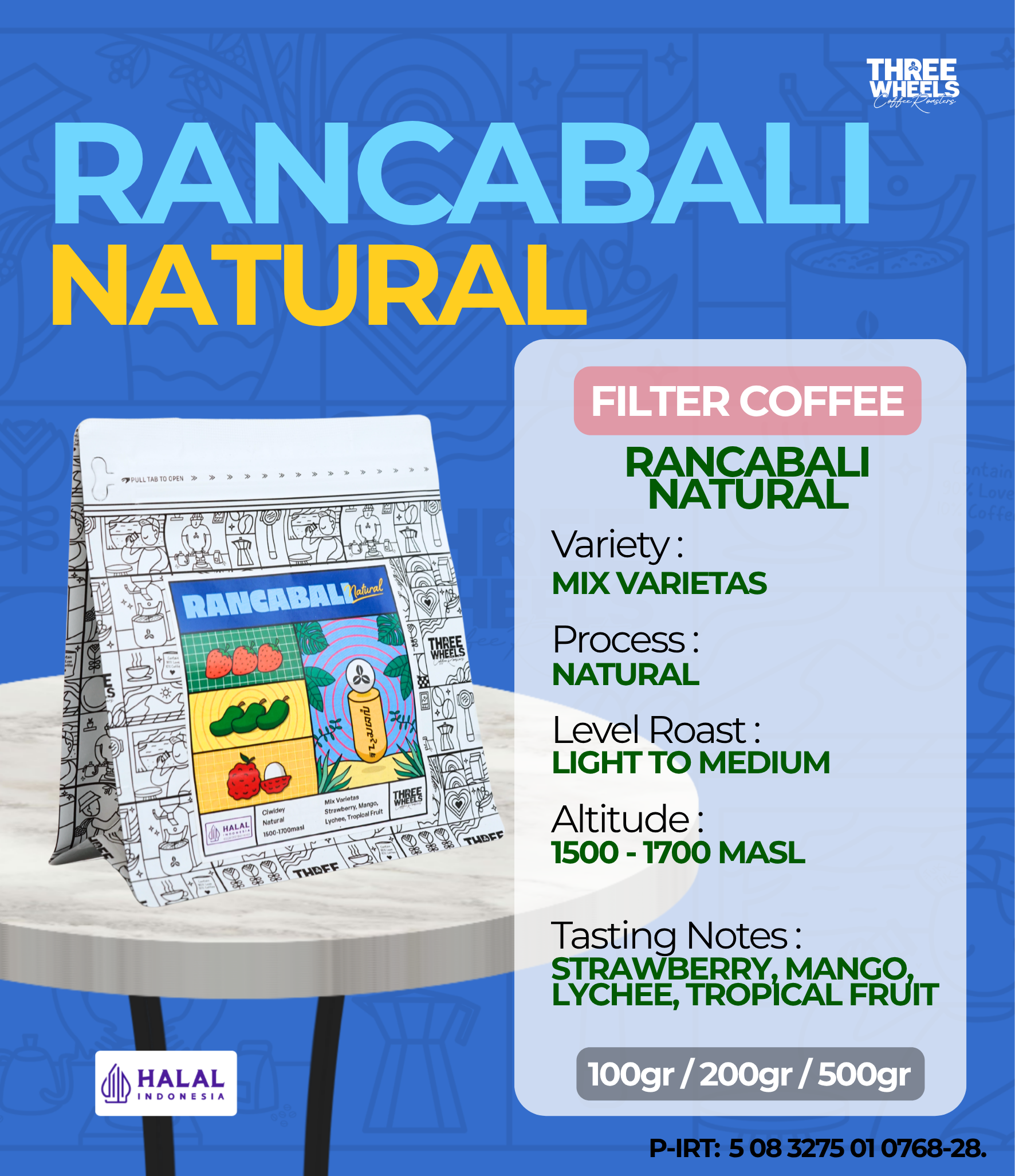 Biji Kopi Rancabali Natural