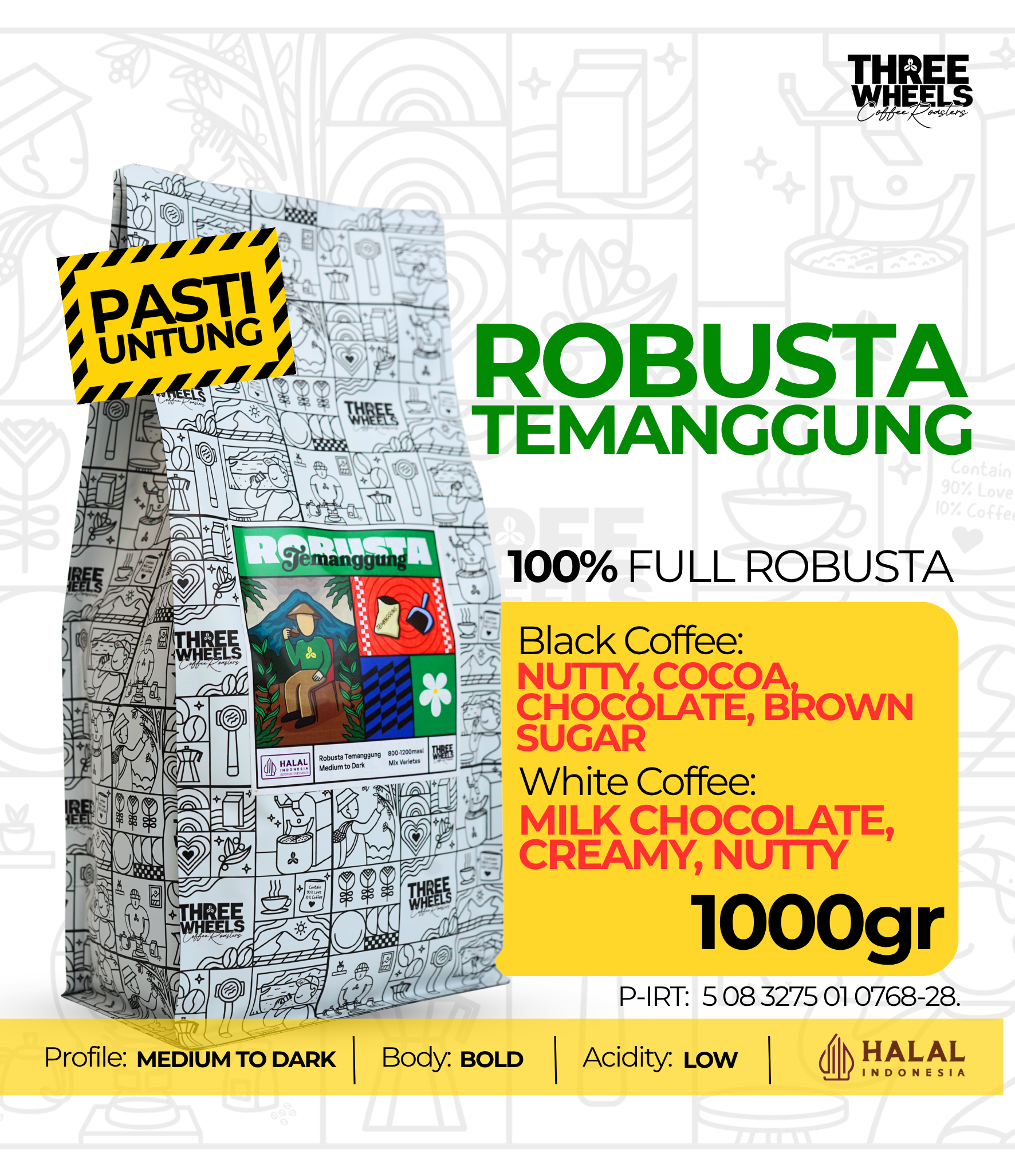 Biji Kopi Robusta Temanggung