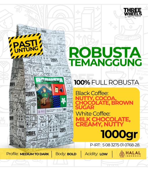 Biji Kopi Robusta Temanggung