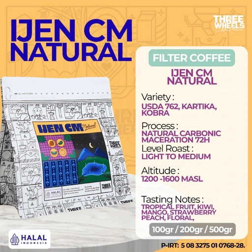 Biji Kopi Arabika Ijen Lestari Natural Carbonic Maceration