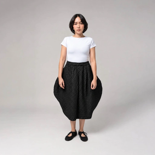 Tulip Skirt Textured