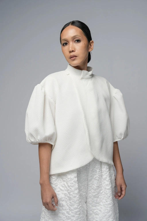 Jayeng Sekar Short Sleeve - White