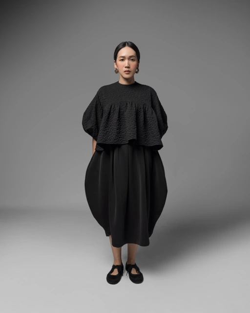 Balun Top - Dark Coral