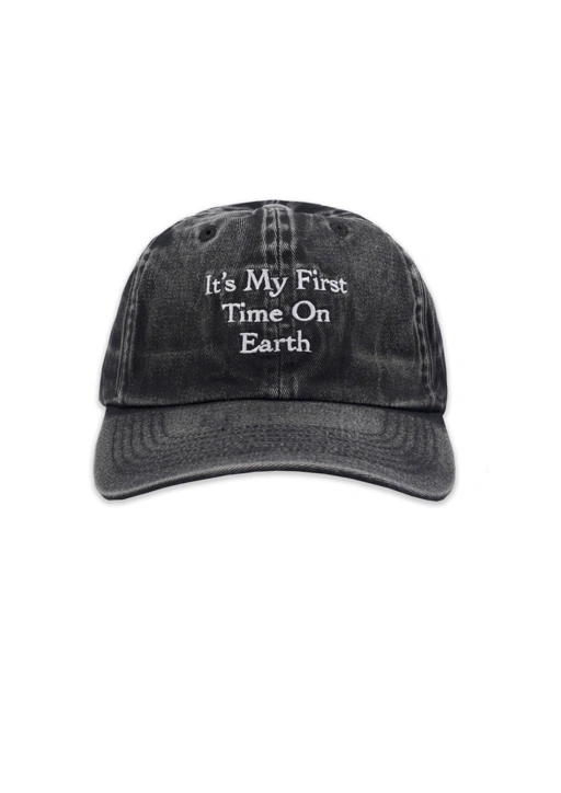 FIRST TIME ON EARTH CAP [WASHED BLACK]