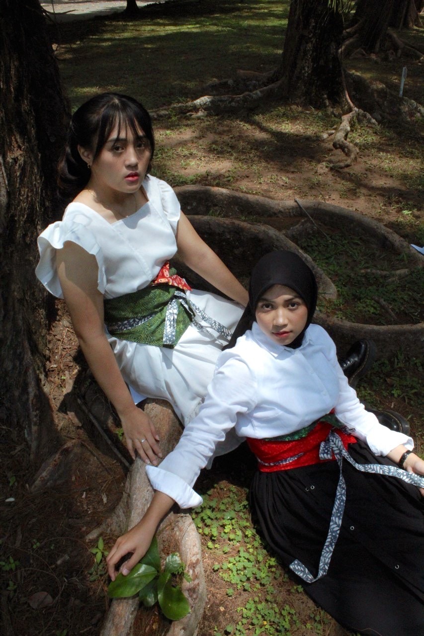 OPALINA Indonesia Two Sides Batik Obi Belt