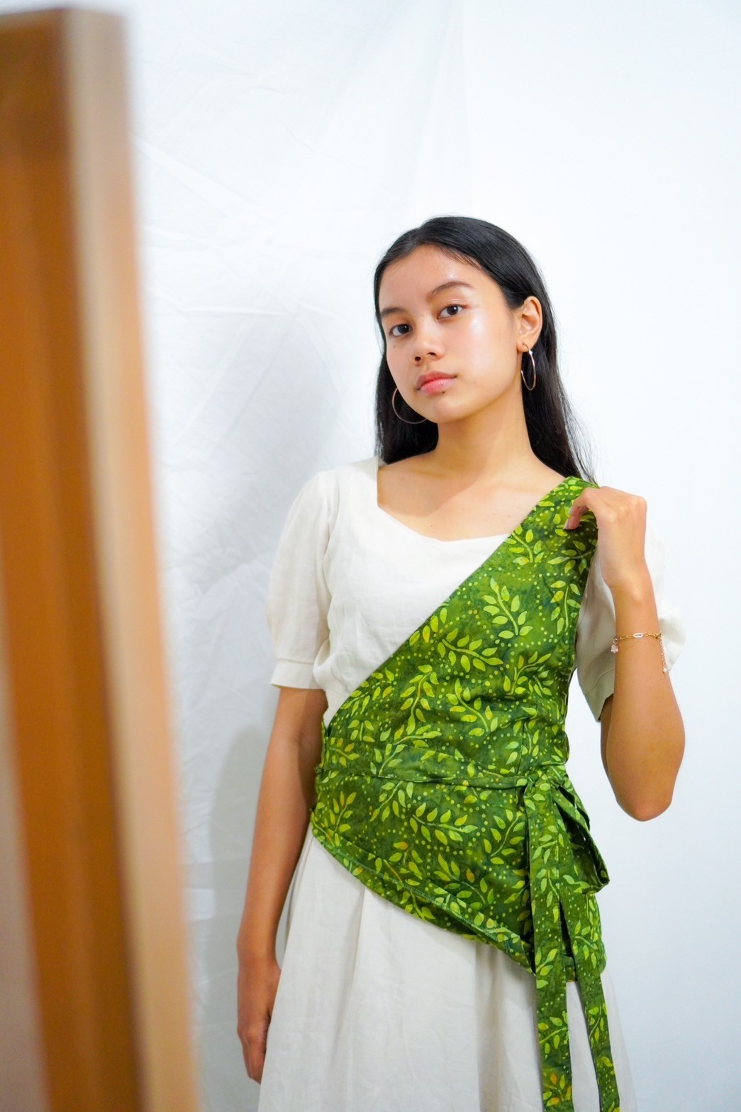 VANESHA Women's Asymmetric Batik Vest