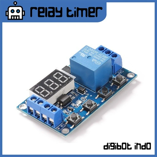 Relay Timer 1 Channel v2 - USB 5V - 36V DC Display Button