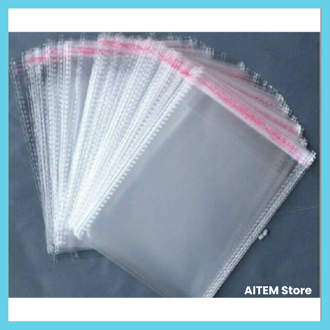 500 PCS | 1 RIM Plastik OPP 04 20x27 Baju Hijab Seal Double Press