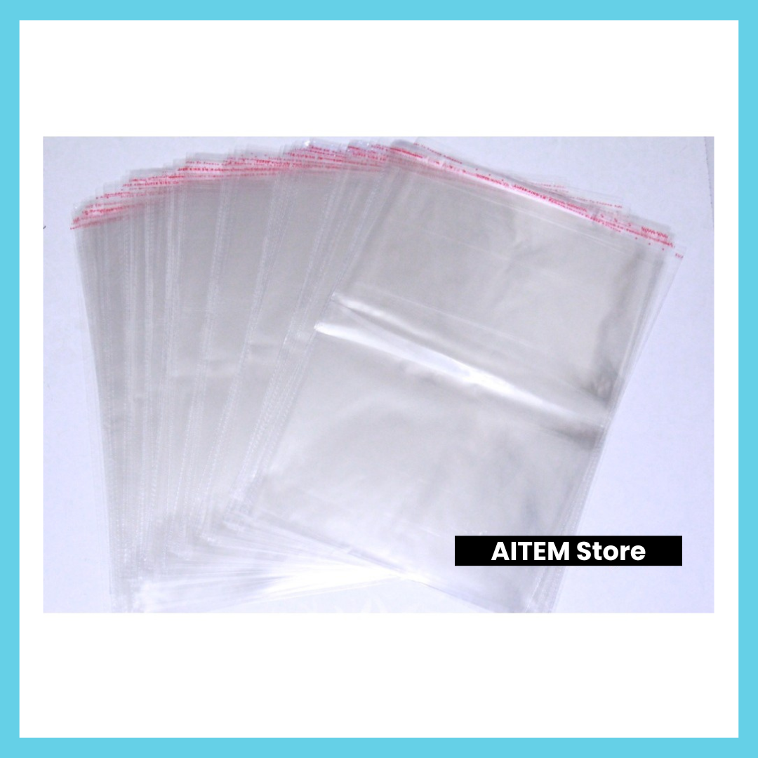 500 PCS | 1 RIM Plastik OPP Tebal 06 Baju Garmen 23x35 +3 25x35 +3 28x35 +3 30x37 +3 30x40 +3