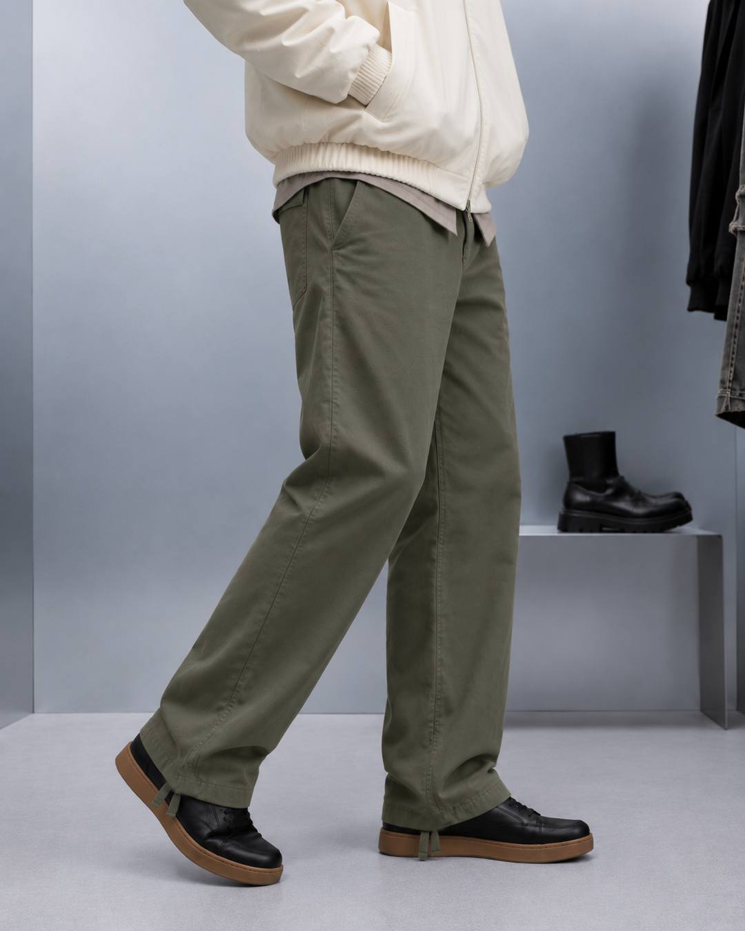 [New Launch]Malibu Loose Long Pants Twill Tebal