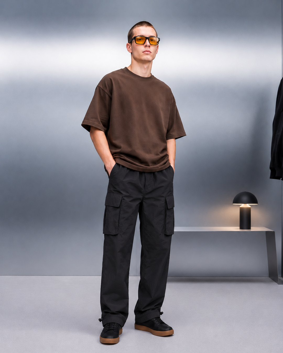Malibu Celana Panjang Cargo Parachute Loose Pants