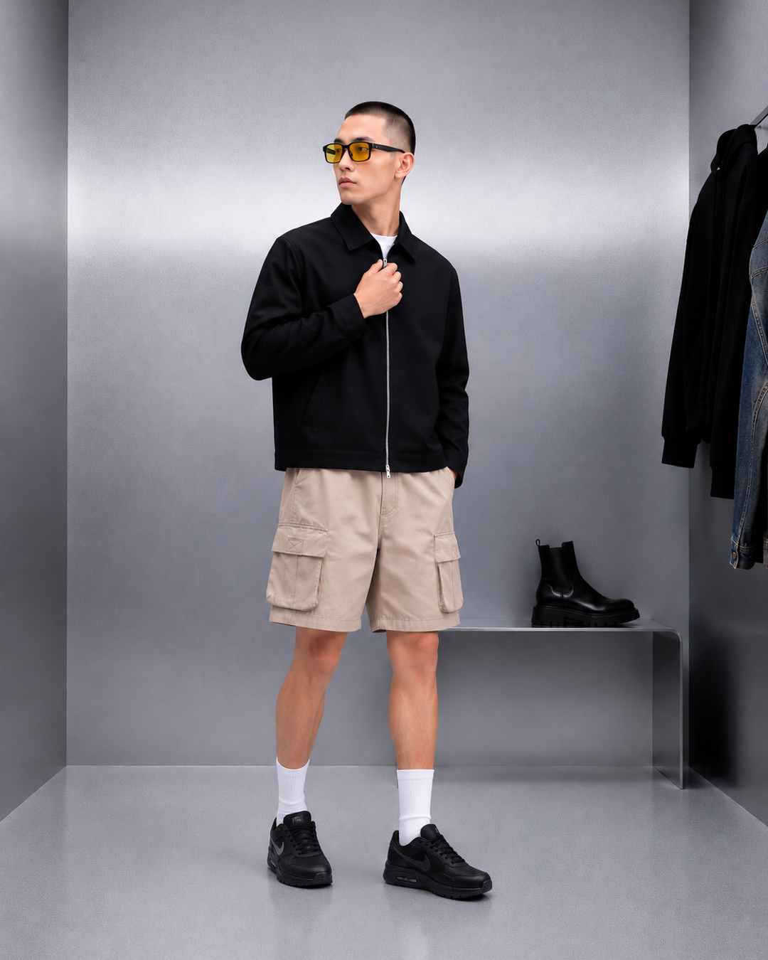 [New Launch] Malibu Cargo Short Zipper Pants - Seri 2