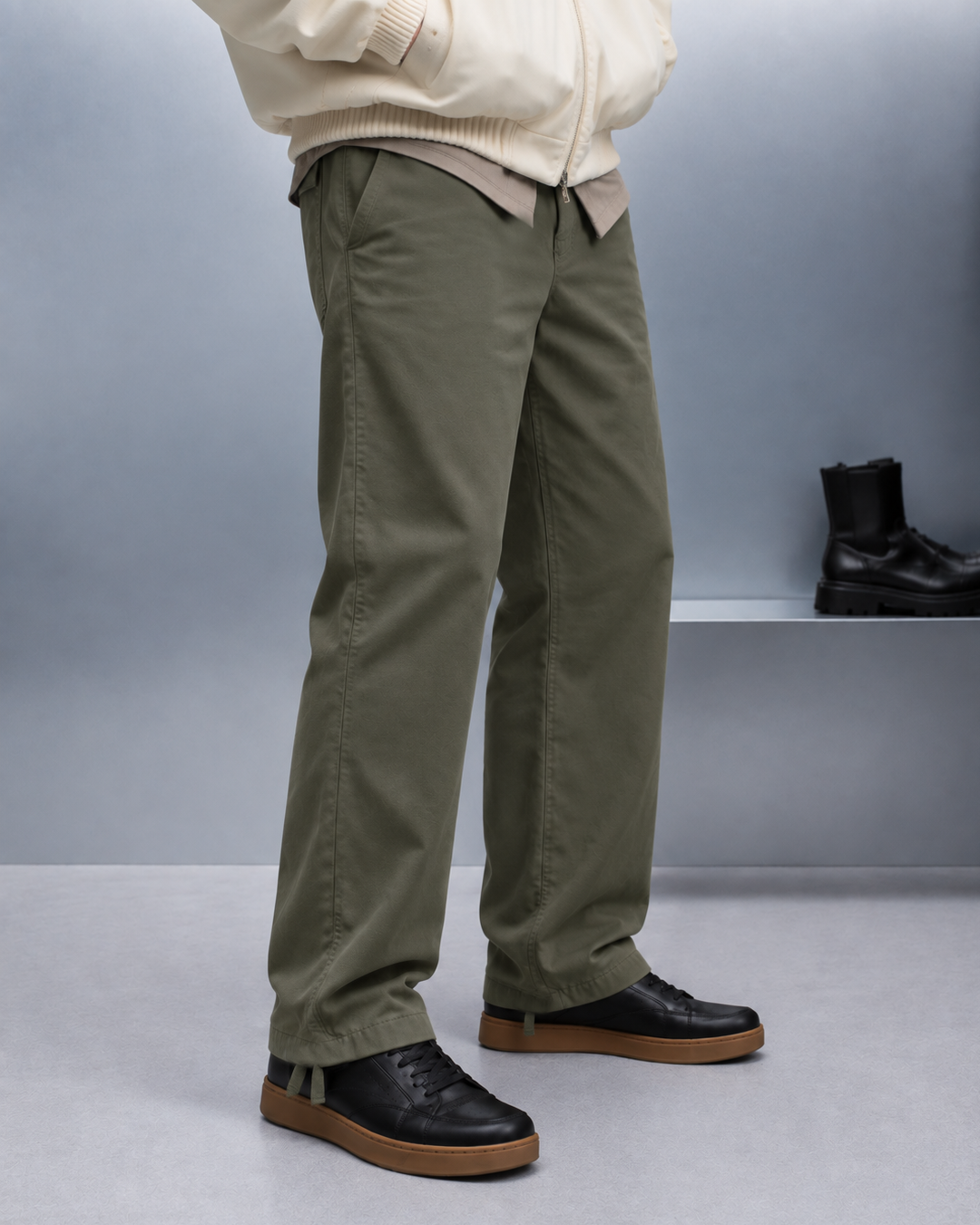 [New Launch]Malibu Loose Long Pants Twill Tebal