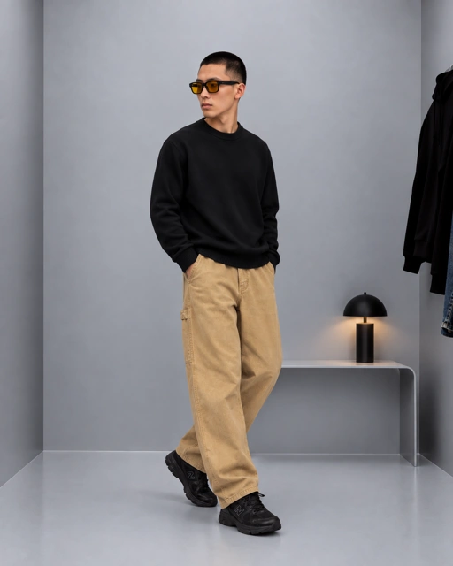 [New Launch] Malibu Bagyy Denim Carpenter Long Pants