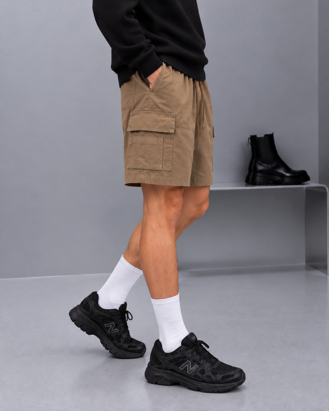 [New Launch] Malibu Double Cargo Shorts Pants Relaxed Fit