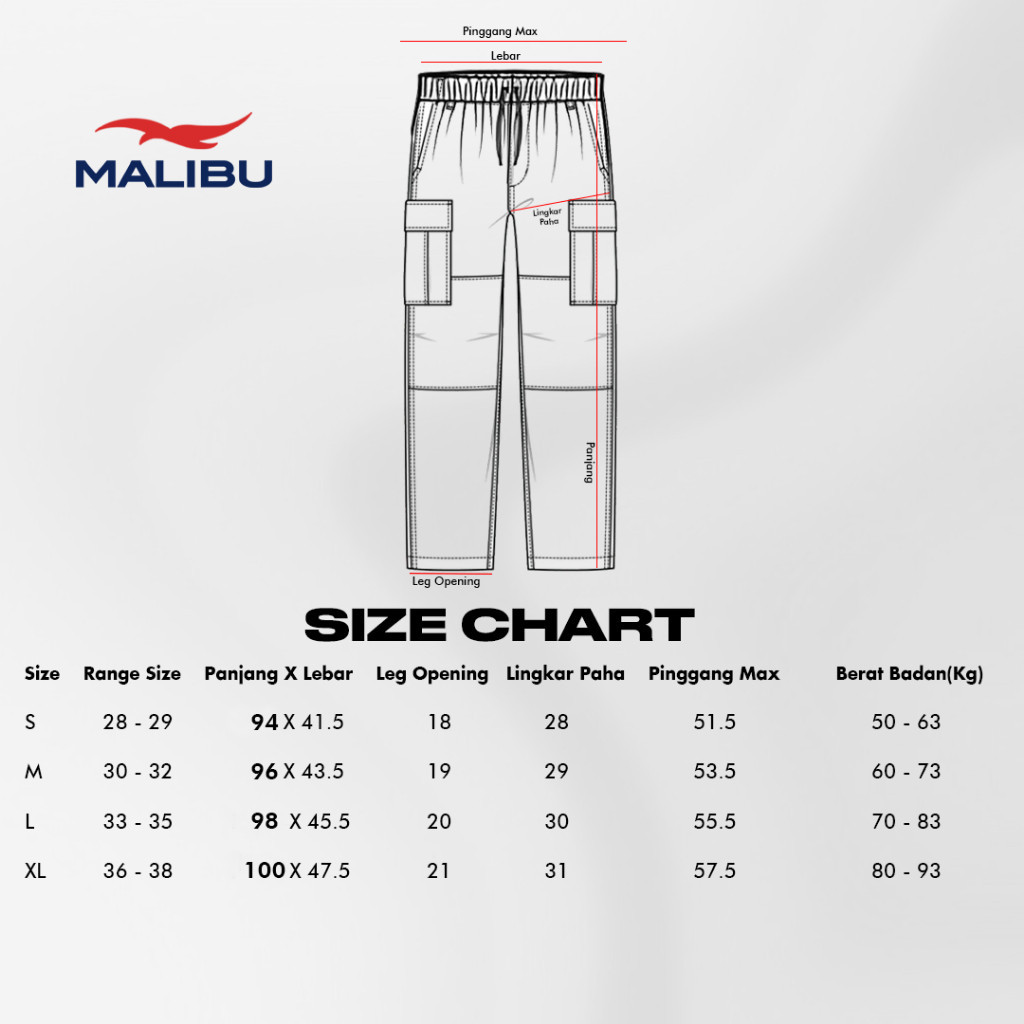 Malibu Cargo Long Pants Cotton Twill - SERI 1