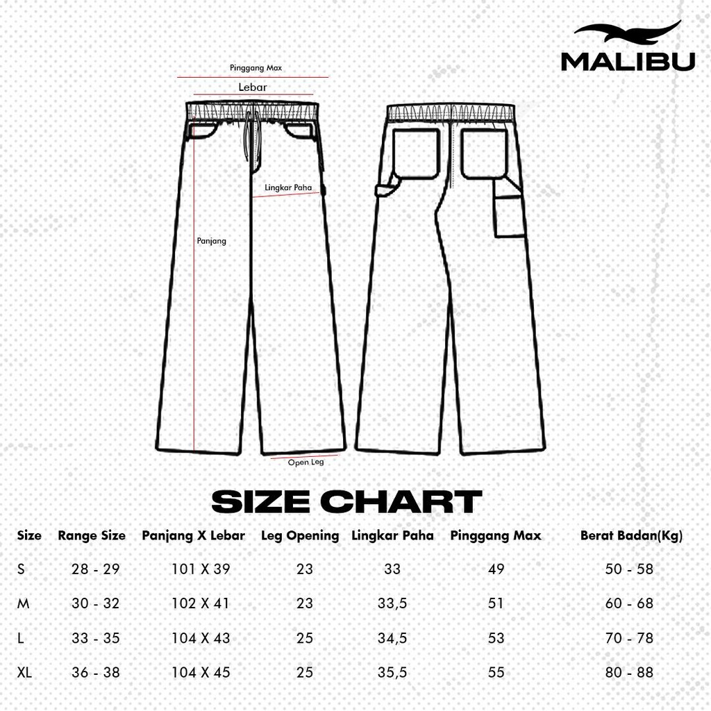 Malibu Celana Panjang Baggy Carpenter Long Pants