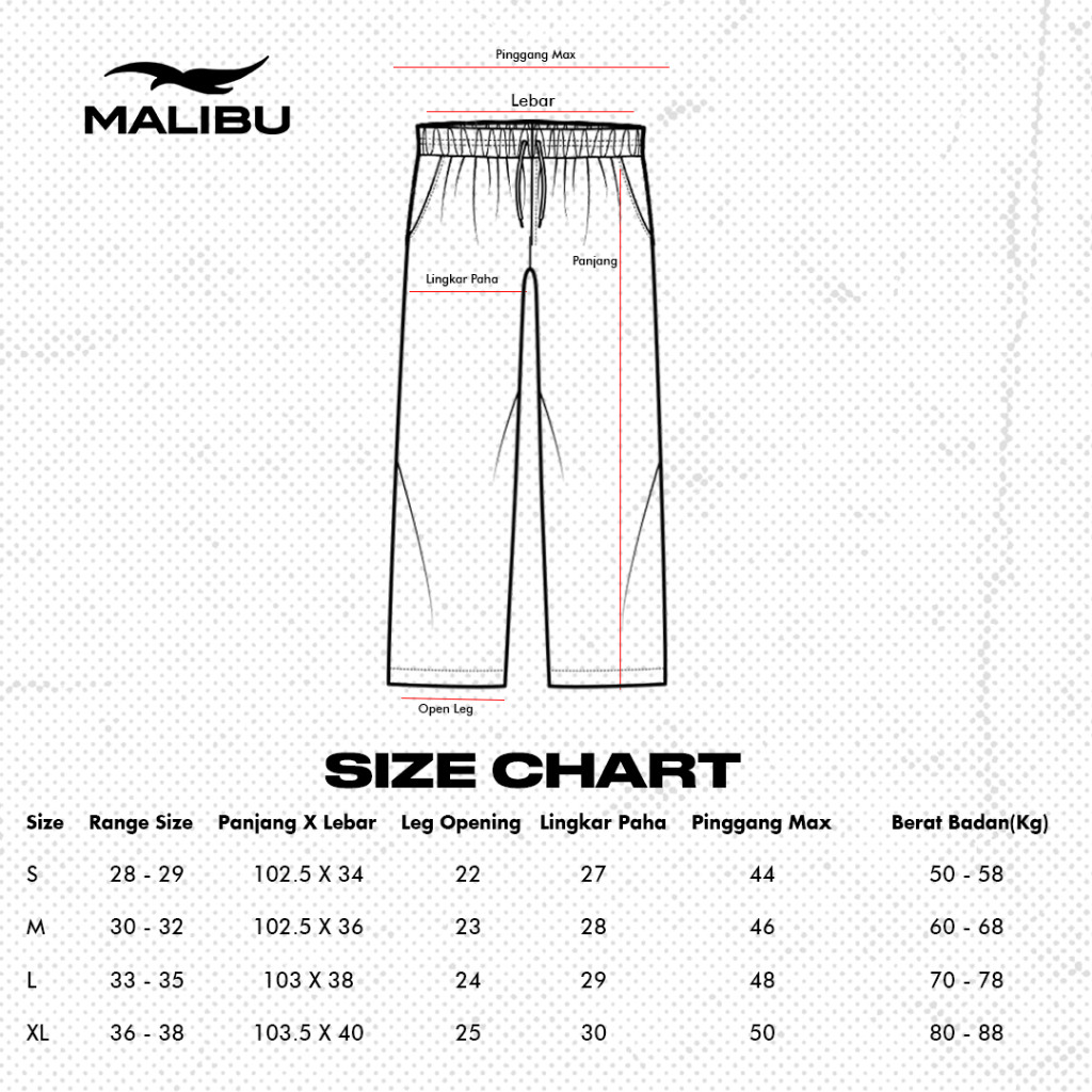 [New Launch] Malibu Loose Pants Baby Terry Korean Style - Seri 1