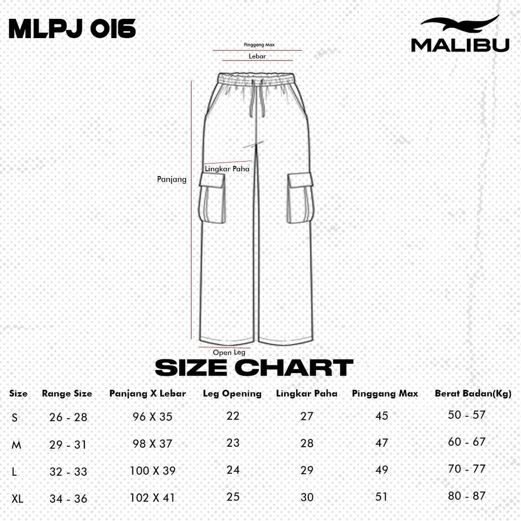 [New Launch]Malibu Celana Cargo Denim Loose Pants  Tebal Street Style