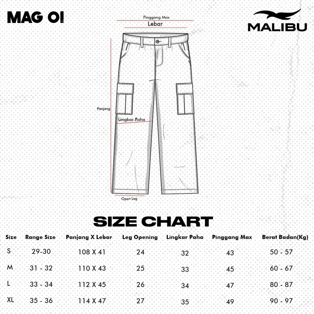 [New Launch] Malibu Cargo Loose Ribstop Long Pants