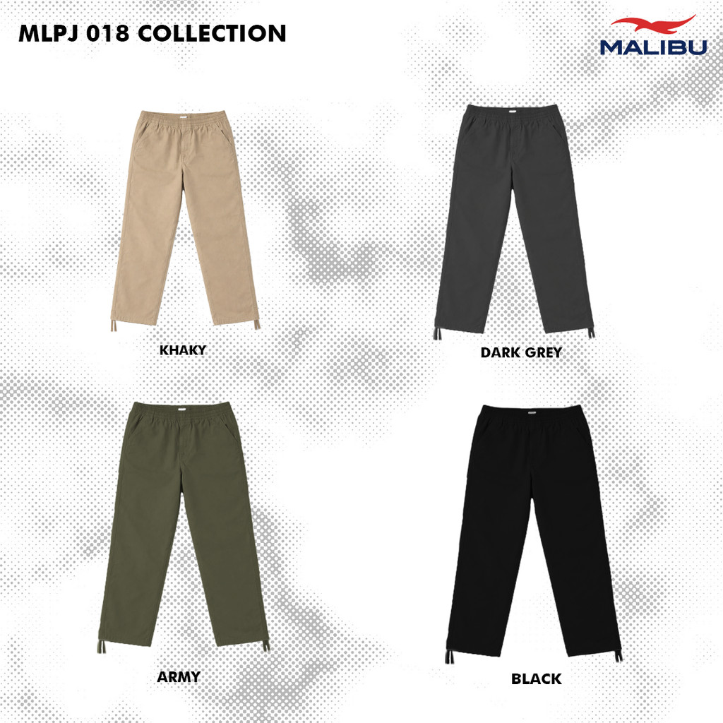 [New Launch]Malibu Loose Long Pants Twill Tebal