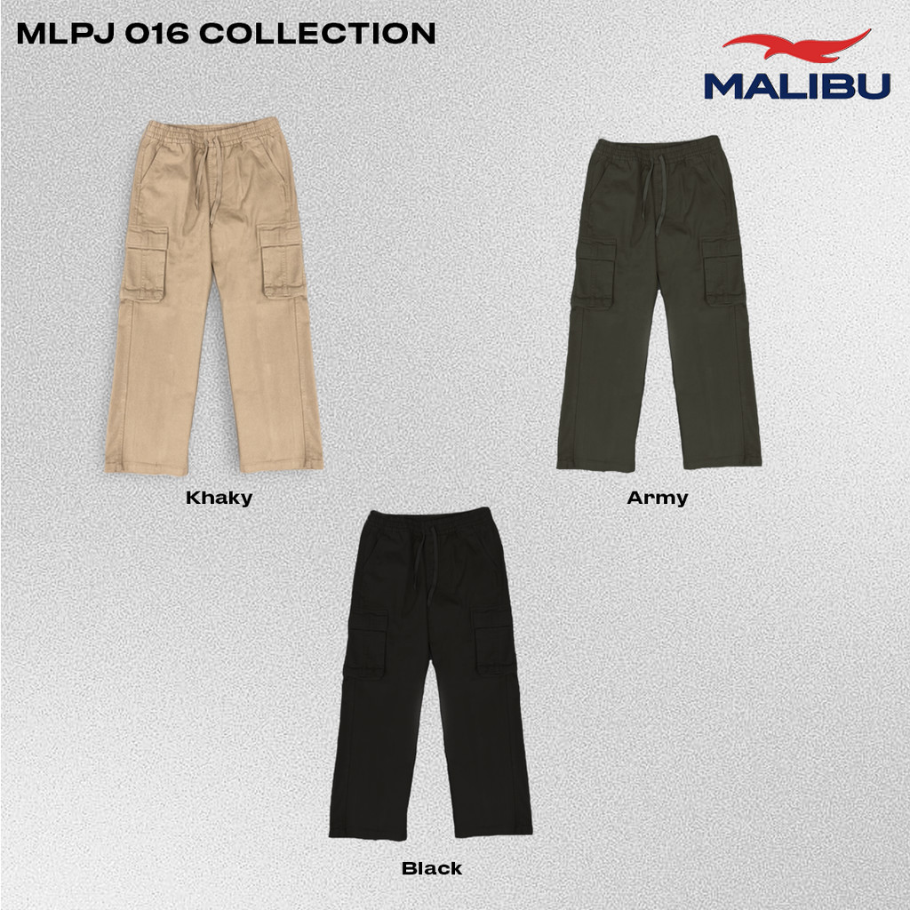 [New Launch]Malibu Celana Cargo Denim Loose Pants  Tebal Street Style