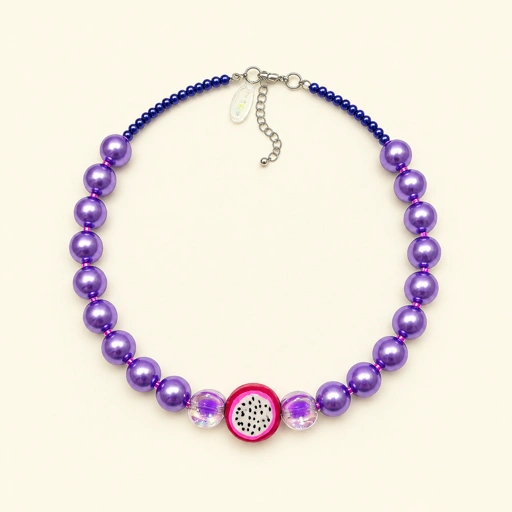 Pitaya Poised Purple Choker