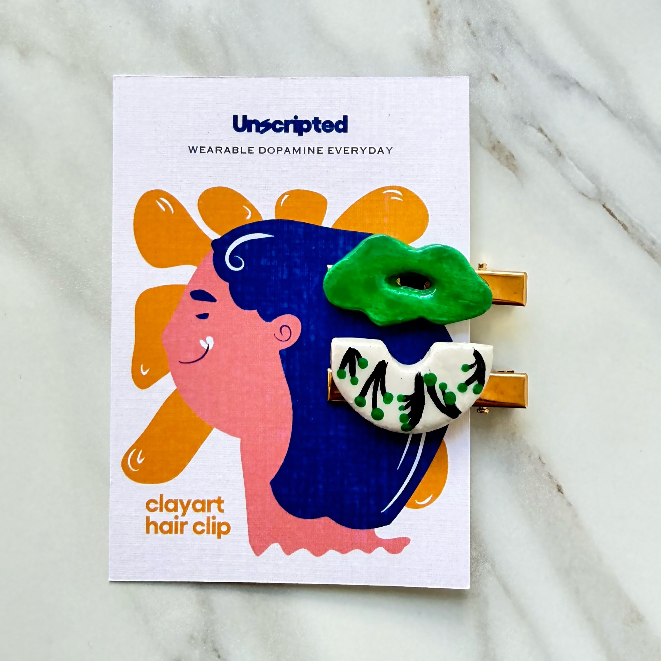 Unscripted Pop Accent Hair Clips