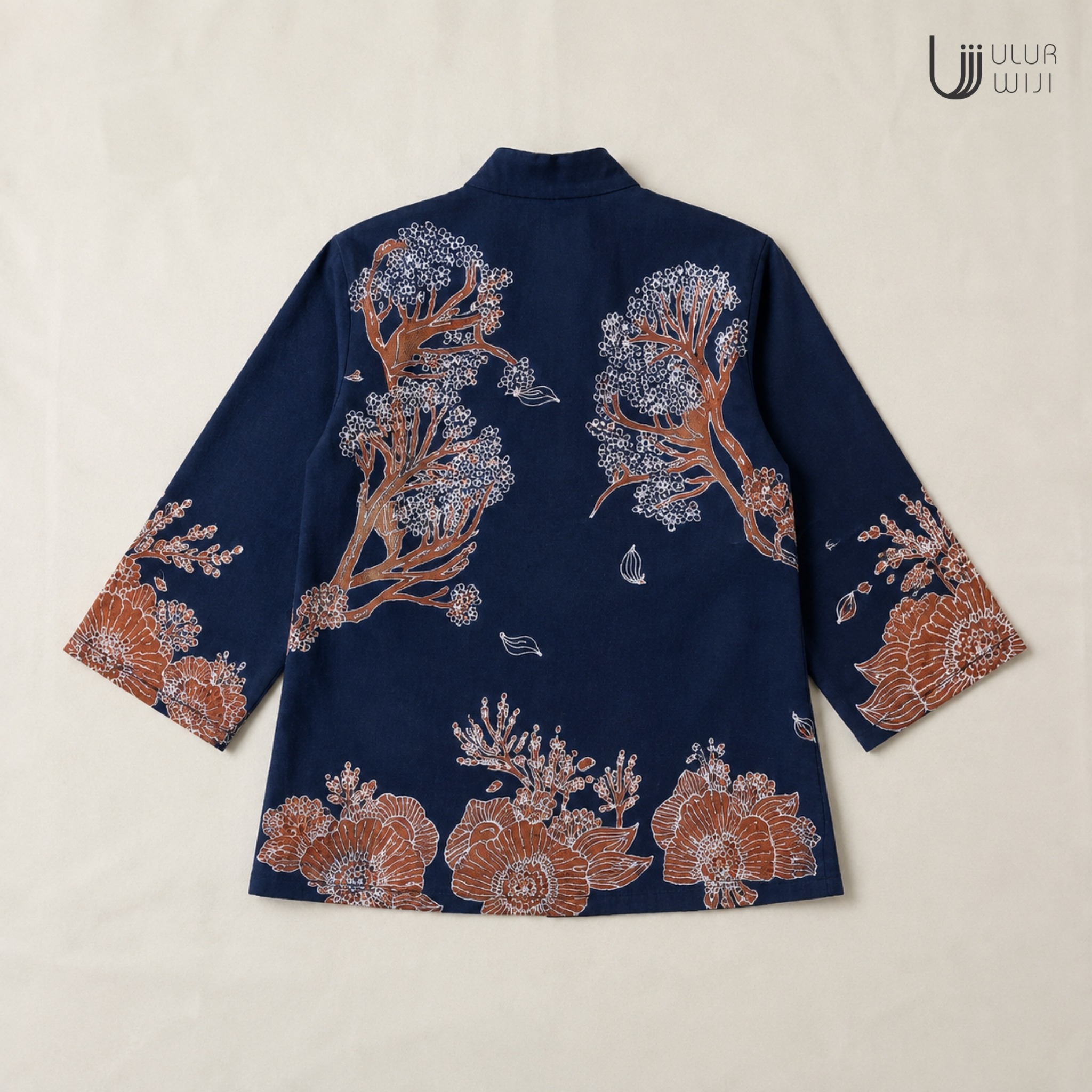 Outer Haori / Outer Kebaya/ Batik Modern Wanita HUTAN - Batik Tulis Warna Alami | Ulur Wiji