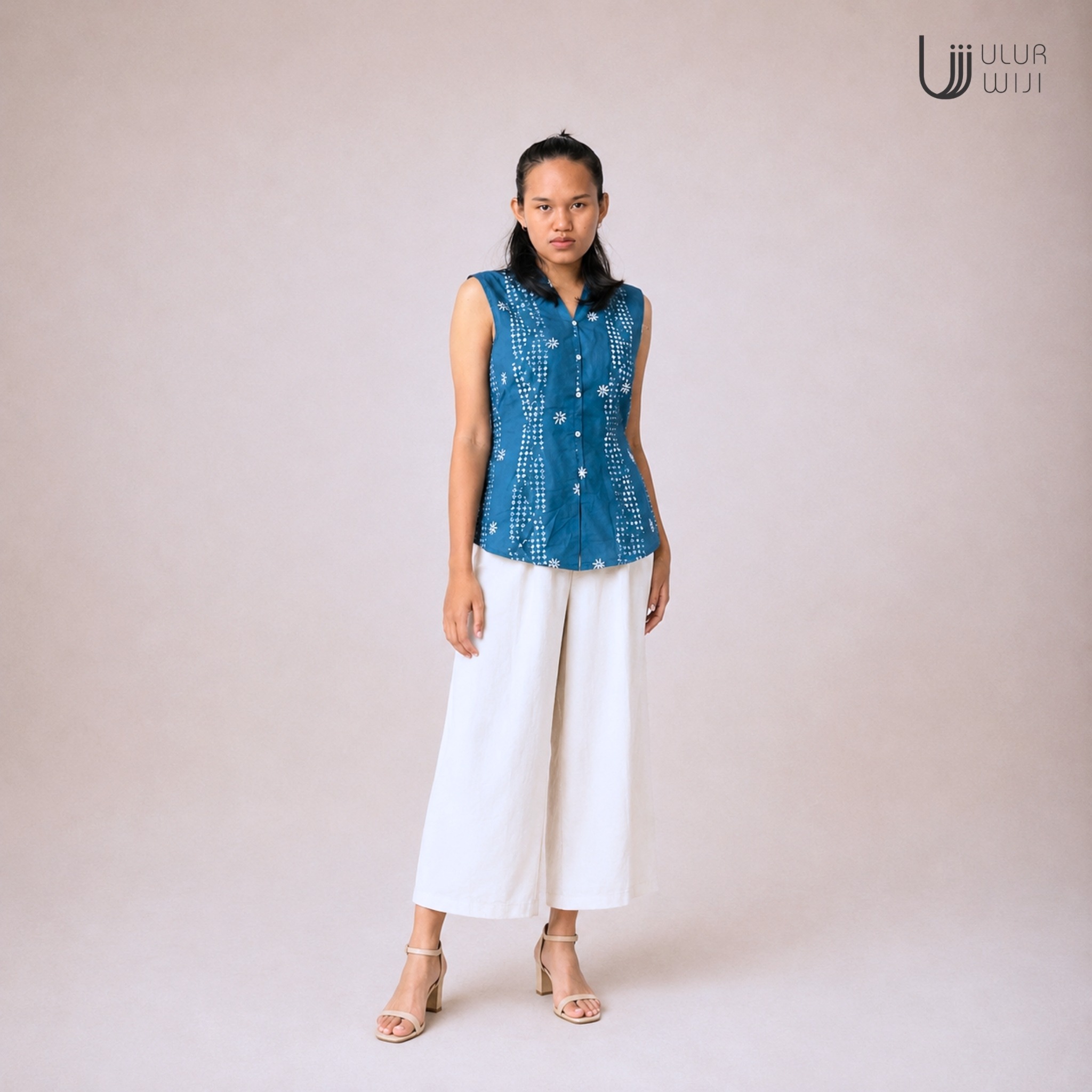 Kebaya Blouse Batik Wanita TANDUR - Batik Cap Tulis Warna Alami | Ulur Wiji