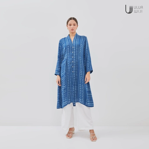 Kebaya Tunik Batik Wanita MEKAR - Batik Cap Warna Alami | Ulur Wiji