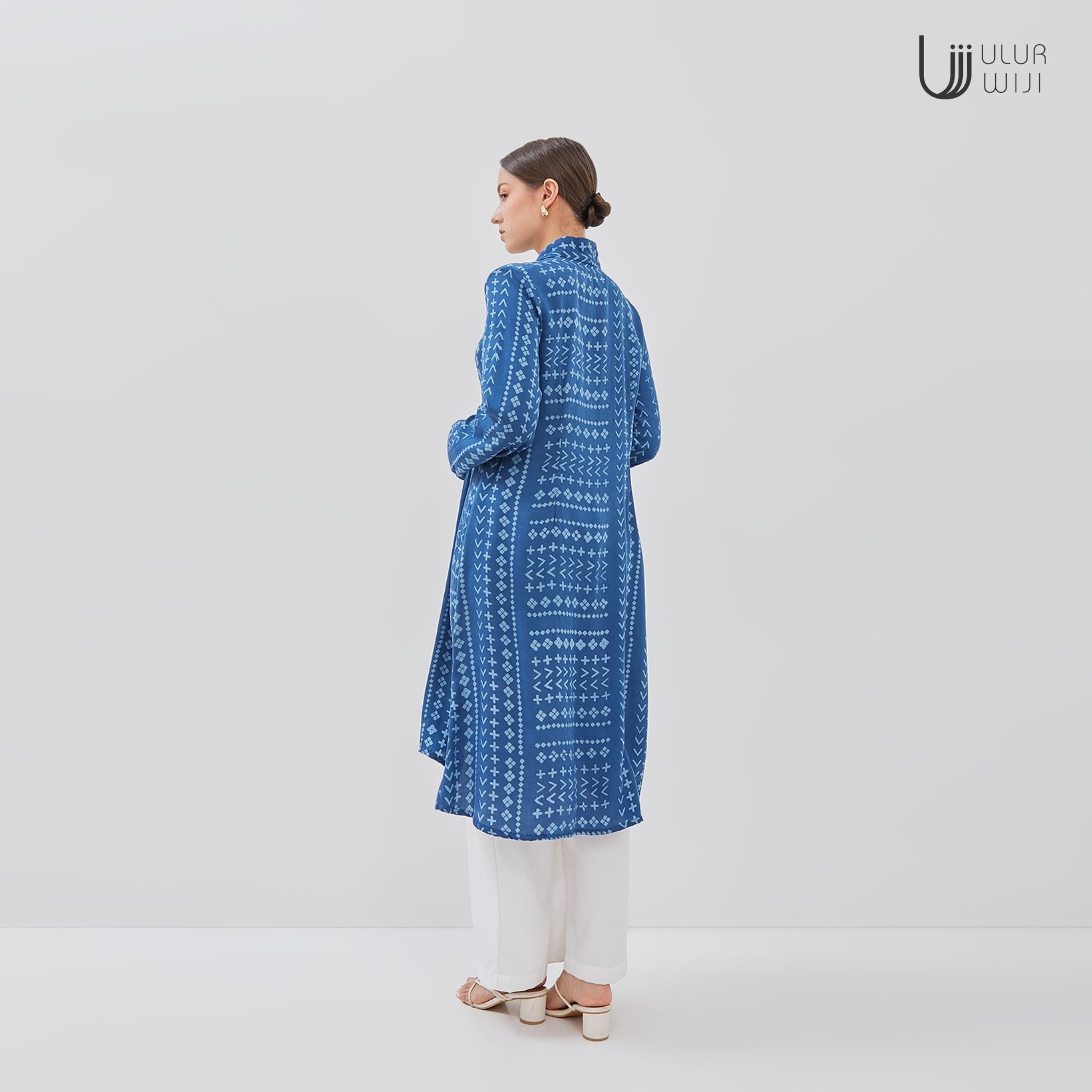 Kebaya Tunik Batik Wanita MEKAR - Batik Cap Warna Alami | Ulur Wiji