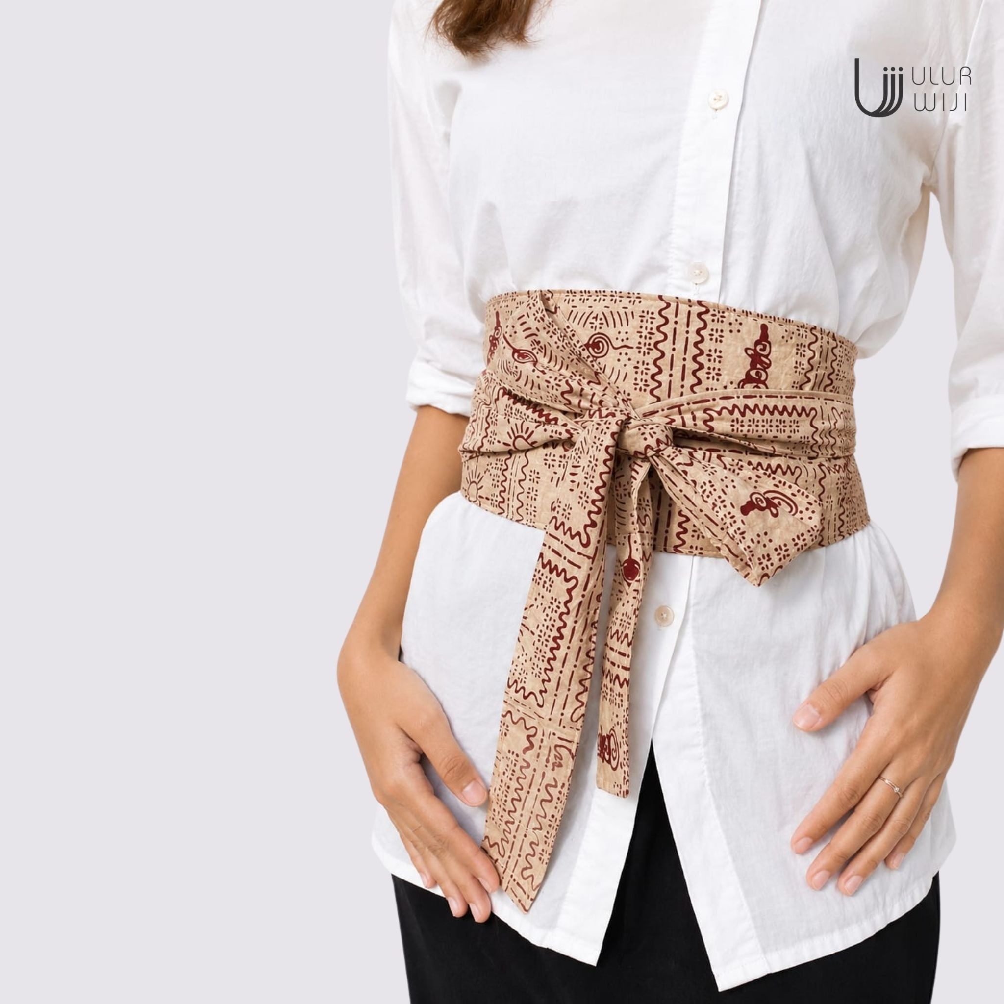 Obi Belt Batik Katun - Batik Cap | Ulur Wiji