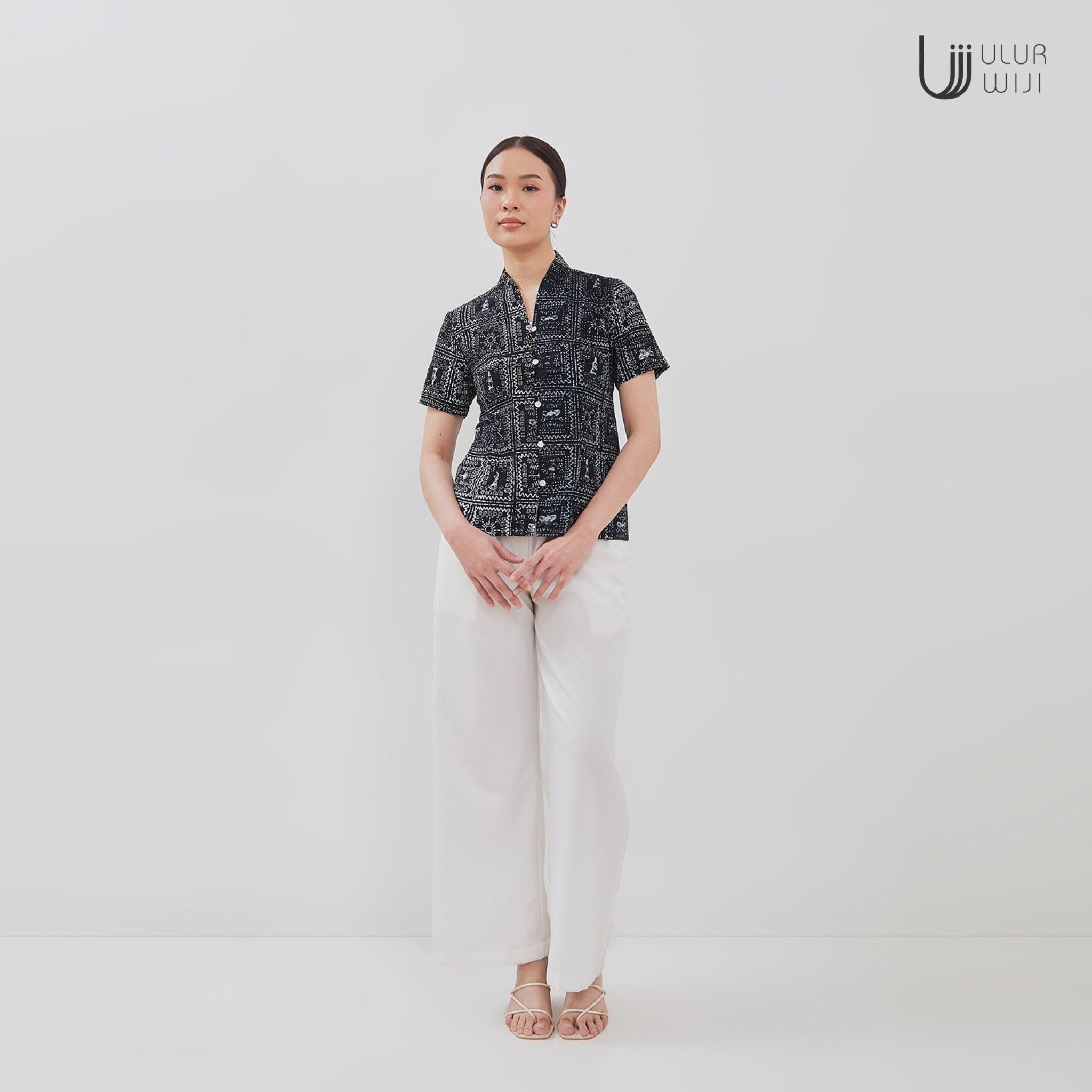 Kebaya Blouse Wanita Slimfit METAMORF - Batik Cap | Ulur Wiji 