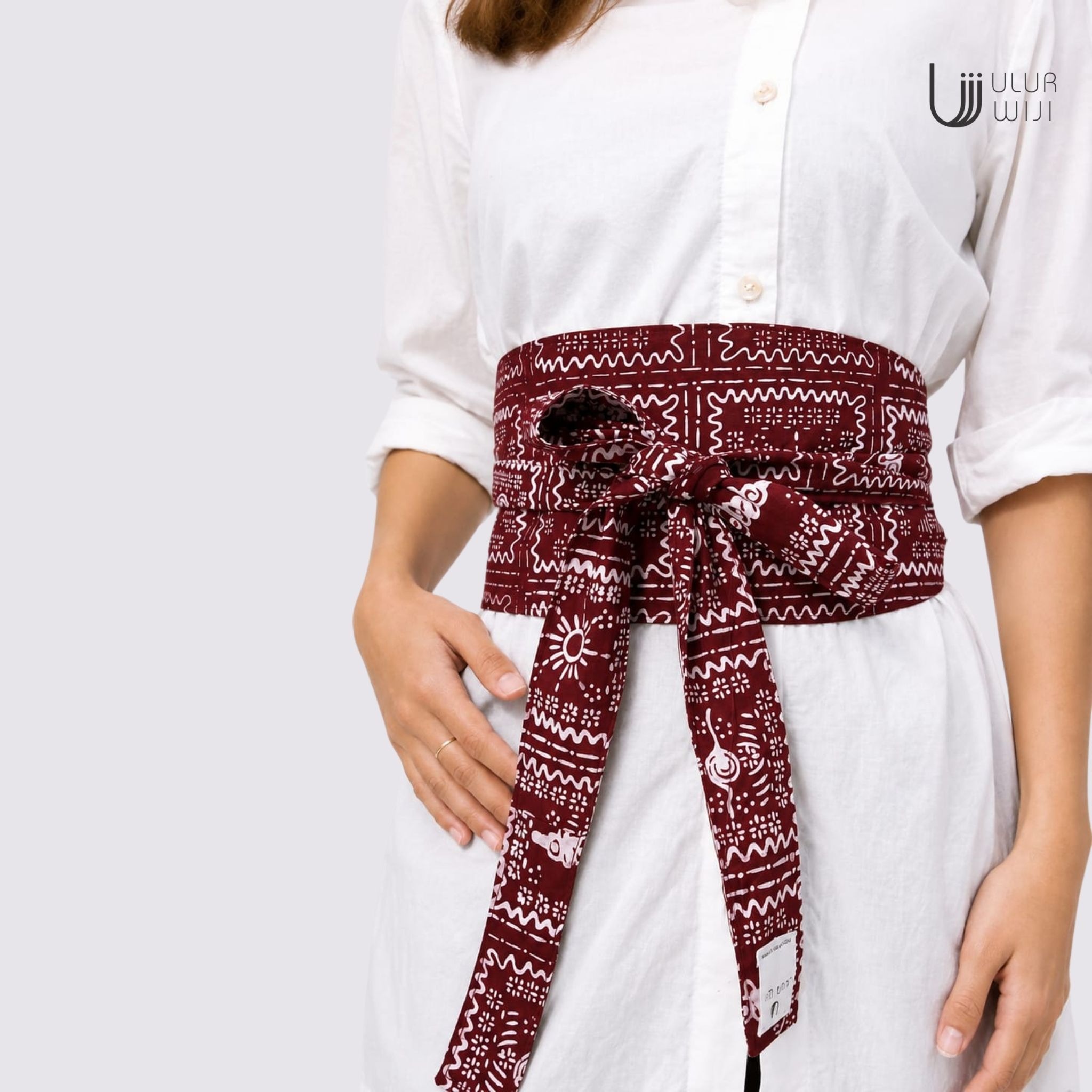 Obi Belt Batik Katun - Batik Cap | Ulur Wiji