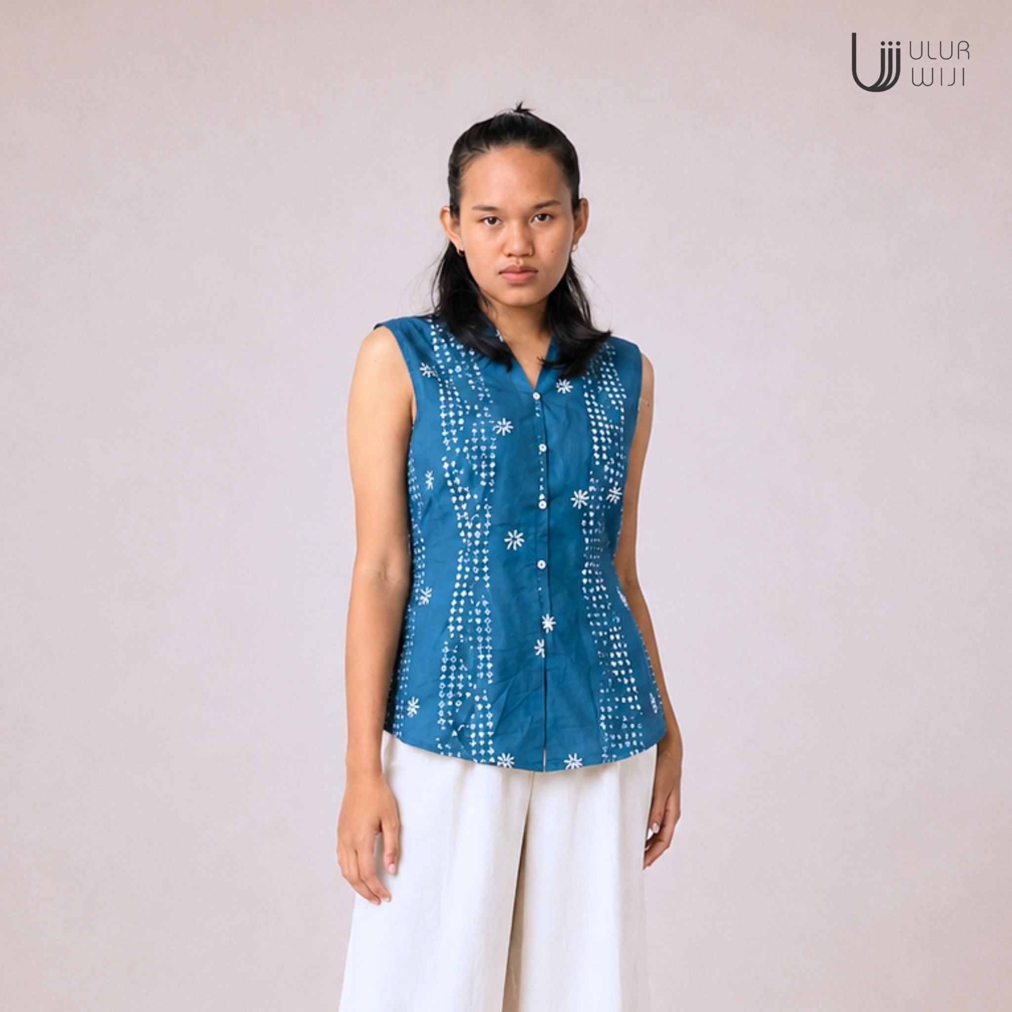 Kebaya Blouse Batik Wanita TANDUR - Batik Cap Tulis Warna Alami | Ulur Wiji