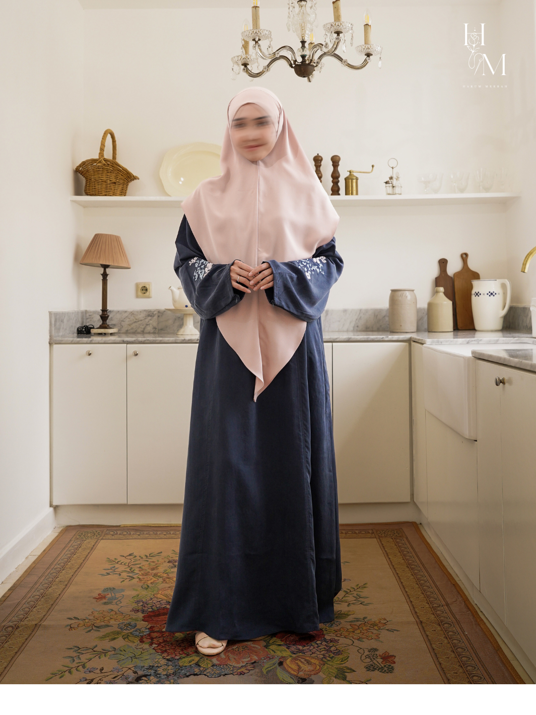 Elodie Dress - Navy