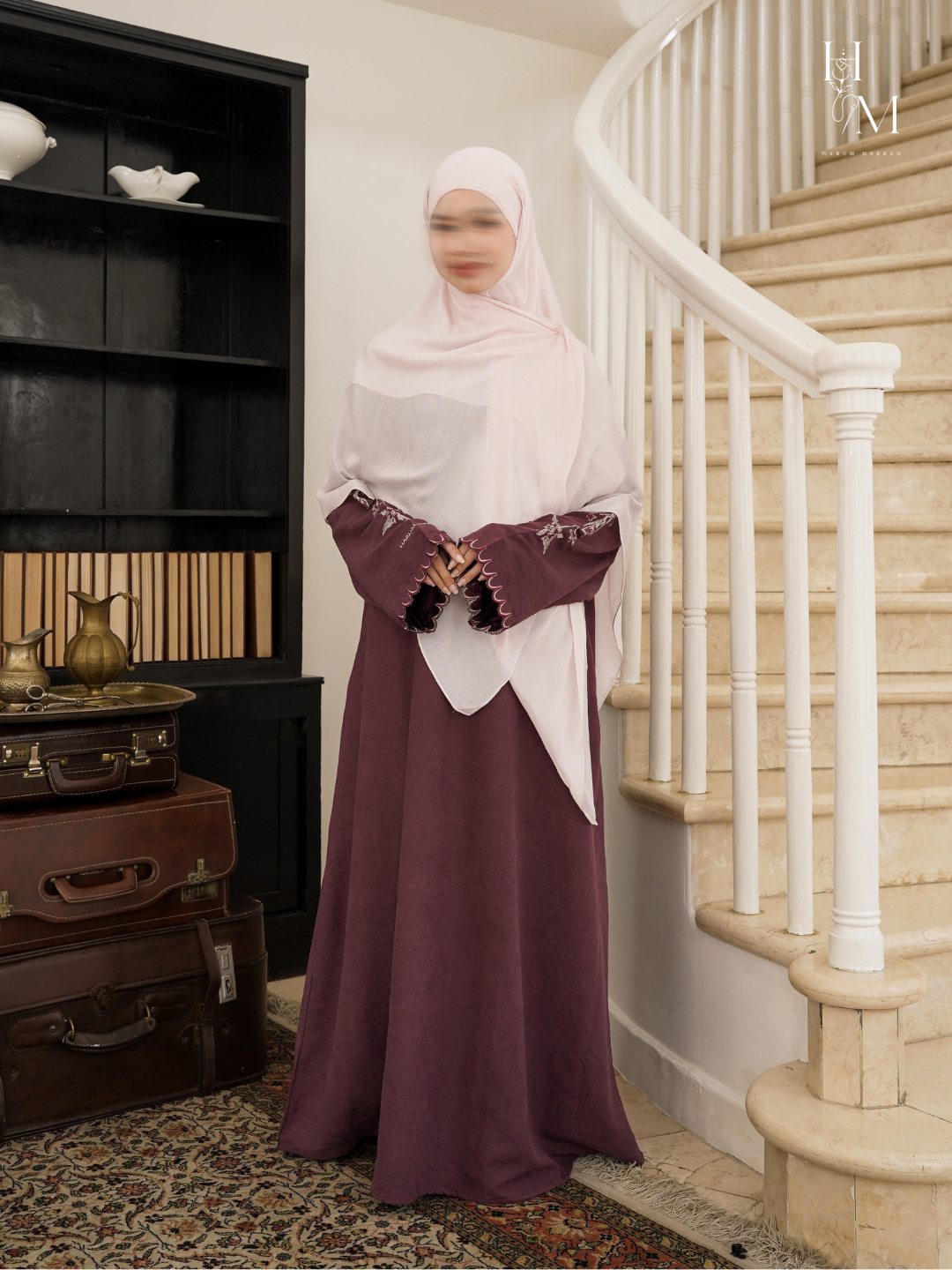 Soraya Dress - Burgundy
