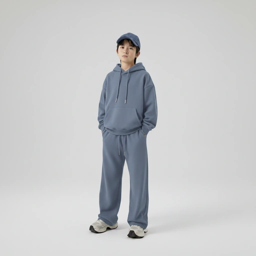 Celana Sweatpants Loose Baggy Anak Fleece Denim