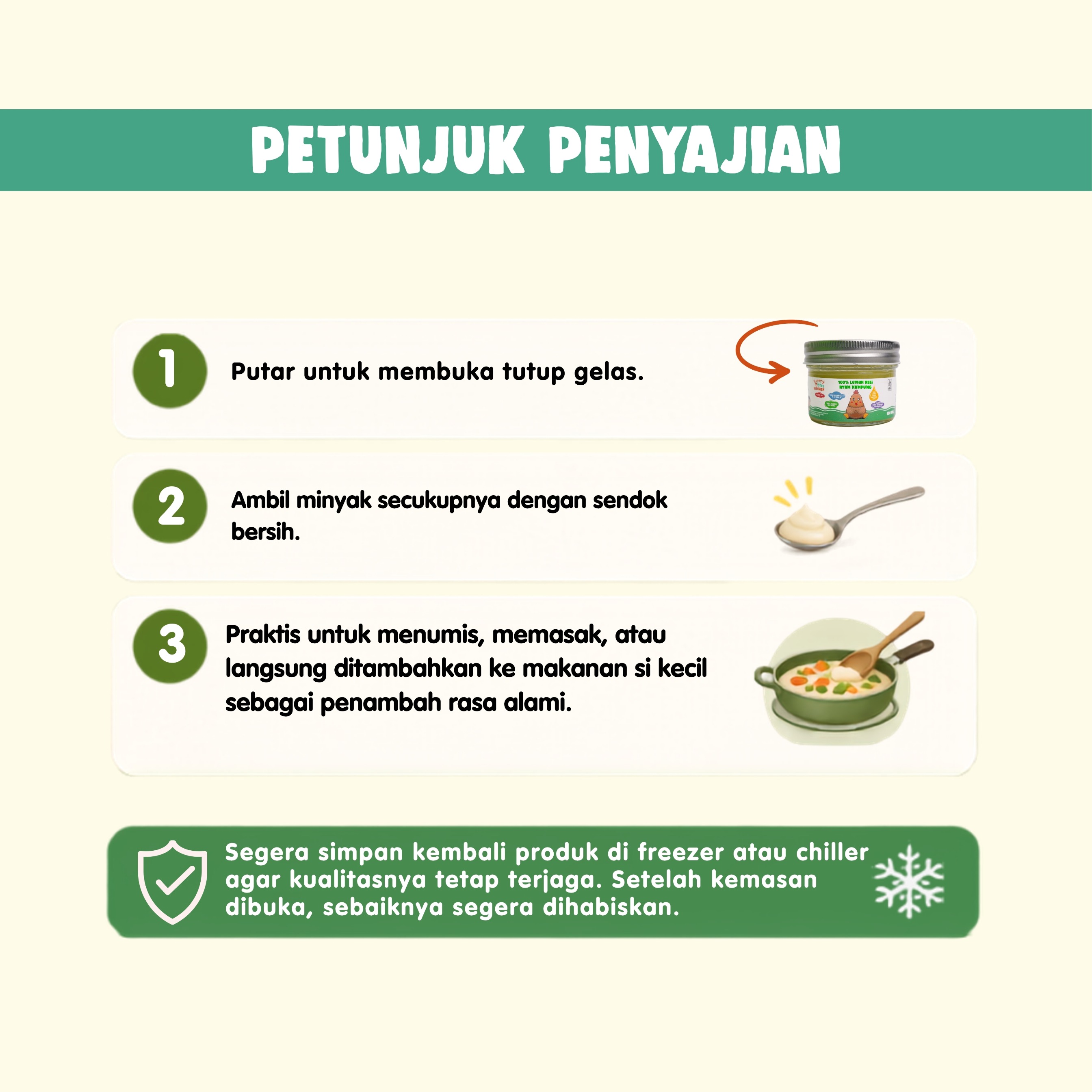 100% Lemak Ayam Kampung Asli | Pure Fat