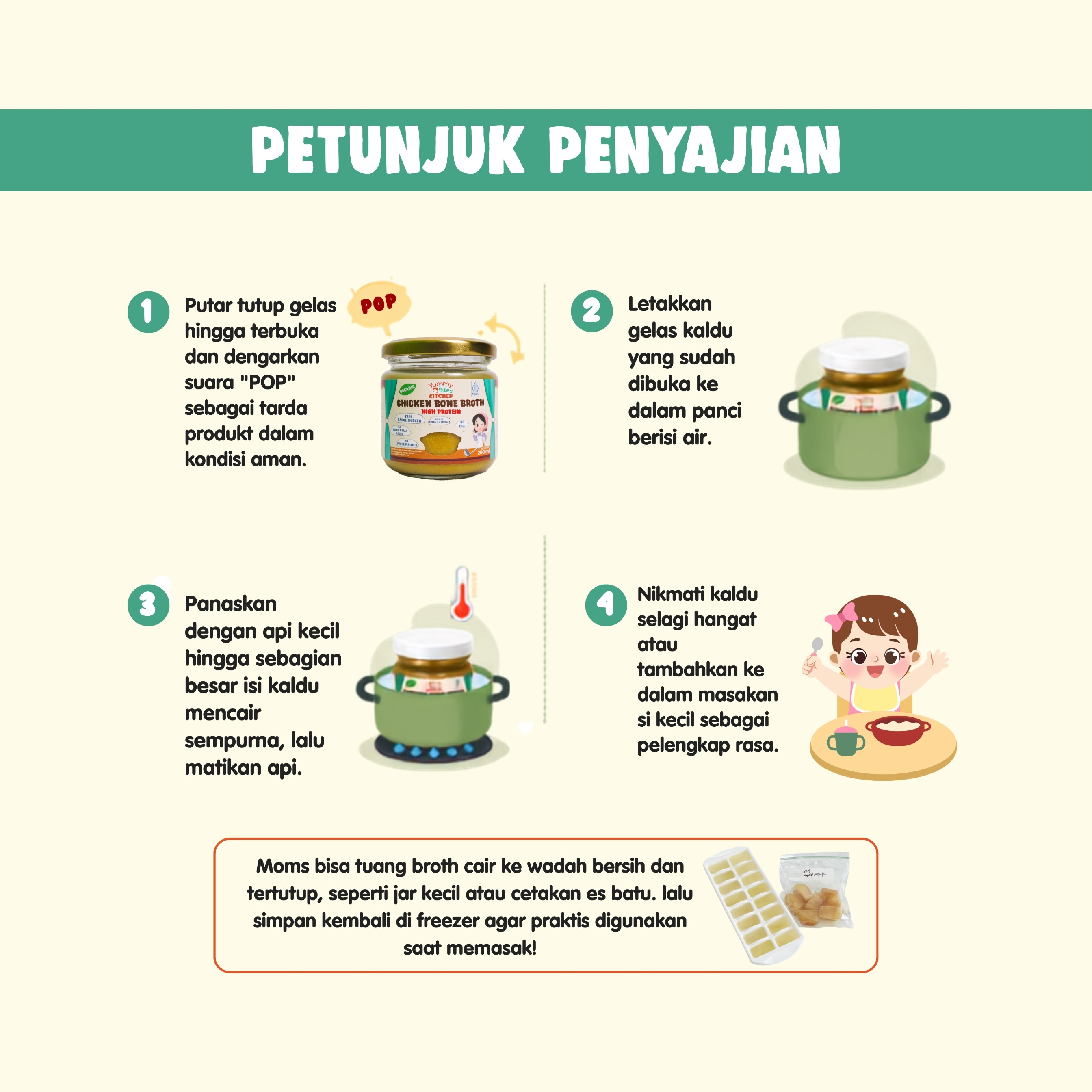 Kaldu Ayam Kampung Organik Probiotik - Tinggi Protein