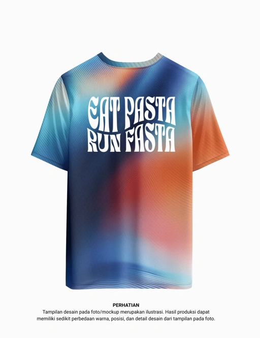 Running Shirt Eat Pasta Run Fasta